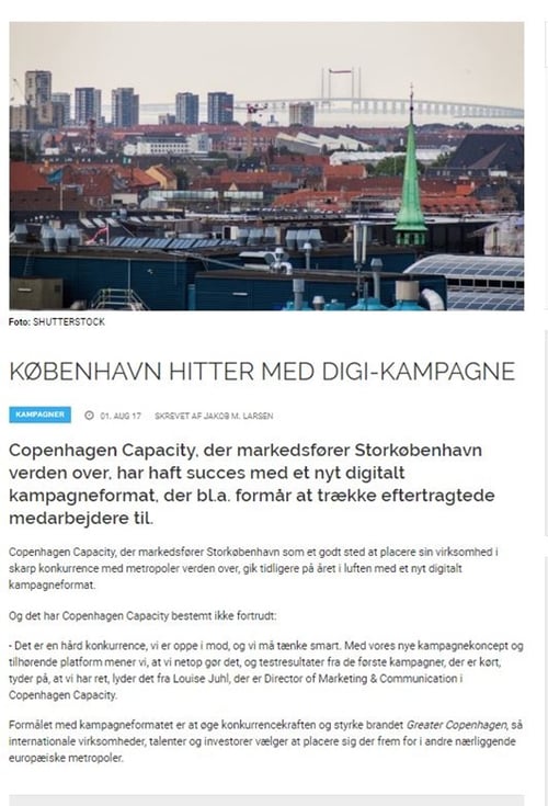 Kbenhavn hitter med digi kampagne