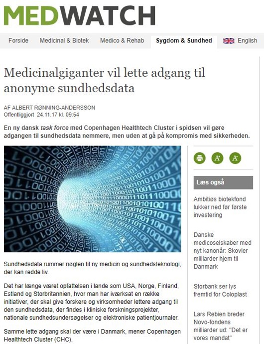 Medwatch sundhedsdata
